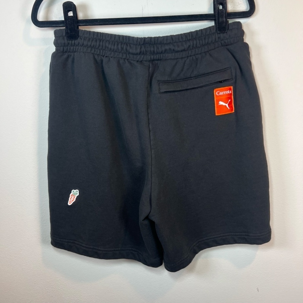 PUMA x Carrots 7" Sweat Shorts Black Casual Athletic Streetwear Mens Size Medium - Picture 3 of 15